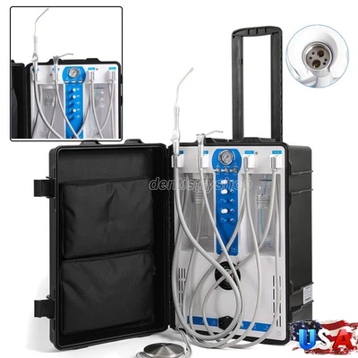 Portable Dental Delivery Unit Air Compressor Strong Suction Water Supply System Foto 1 de 4