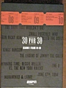 ESPN 30 For 30 Season 1 Complete Films 01-30 DVD Like New - Bild 1 von 3