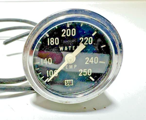 SW Stewart Warner Engine Temperature Guage 100-250 Degrees Vintage Analog - Picture 1 of 5