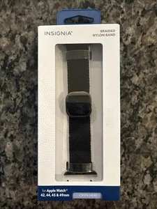 Insignia - Cinturino in nylon intrecciato per Apple Watch 44mm, 45mm, 46mm Serie 10, an... - Foto 1 di 3