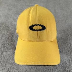 Oakley Mütze Cap Fitted Herren L-XL gelb bestickt O Logo sportlich Golf Stretch - Bild 1 von 9