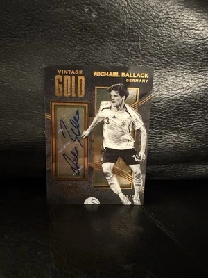 2016-17 Panini Black Gold - Vintage Gold Michael Ballack #Vg-Mb Bronze /60 (AU) - Image 1 of 2