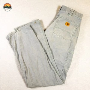 Carhartt Carpenter Utility Hose grau Latzhose Passform B151 fette Taschen Herren Gr. 32X36 - Bild 1 von 13