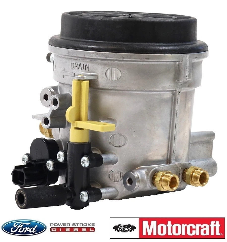 Carcasa de filtro de tazón de combustible Ford Powerstroke 1999-2003 7,3 L OEM Motorcraft FG-1057 Foto 1 de 4