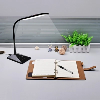 Dimmable 5 Modes 7 Brightness Levels Touch Control LED Desk Lamps Table Light US - Image 1 of 4