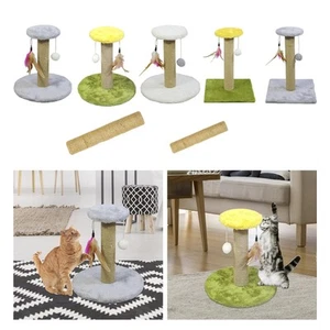 Cat Scratching Post Sisal Rope Scratcher Cat Gift Scratching Pole Climbing - Picture 1 of 48