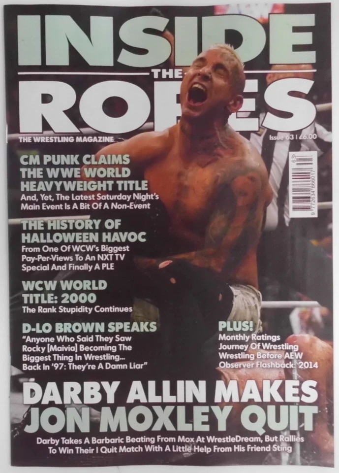 Inside the Ropes magazine #63 2025 Darby Allin makes Jon Moxley quit - Image 1 of 1