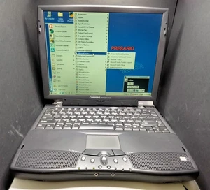 Ordinateur portable COMPAQ PRESARIO 1670 WINDOWS 98, LECTEUR DE DISQUETTE, avec ADAPTATEUR POWR. - Photo 1/23