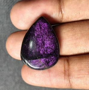 Purpurite Stone Natural Purple Purpurite Cabochon Loose Gemstone 26 Ct. ME-14070 - Picture 1 of 9