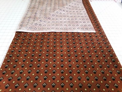 Tela Moda Winter Spirit. Patrón aspecto cesta. Aprox. 45x41. Lavado. A25-1004 Foto 1 de 4