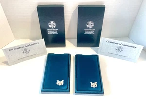 *Empty Box* For 1990 uncirculated Eisenhower Dollar Centennial . Silver $1 - Picture 1 of 3