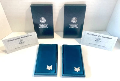 *Empty Box* For 1990 uncirculated Eisenhower Dollar Centennial . Silver $1 - Image 1 of 3