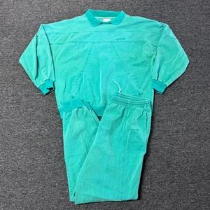 Conjunto de chaqueta de chándal Adidas vintage de los 80 con pantalones - para hombre talla XL verde azulado - Imagen 1 de 6
