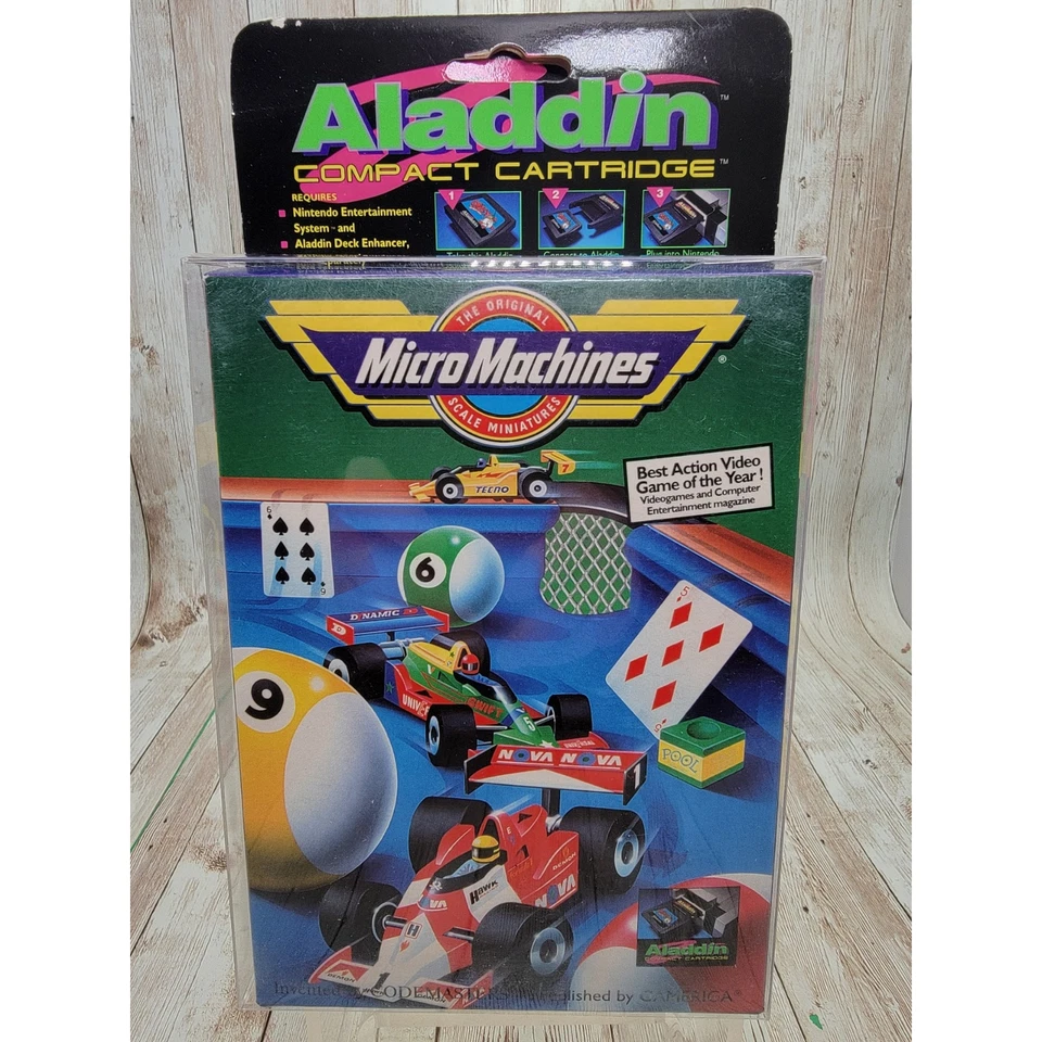 Micro Machines Aladdin (Nintendo NES) NEW in Box  - Image 1 of 4