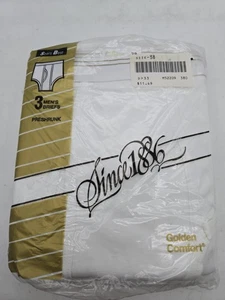 Paquete de 3 calzoncillos vintage Sears Best Perma-prest para hombre talla 38 ropa interior SELLADA - Imagen 1 de 2