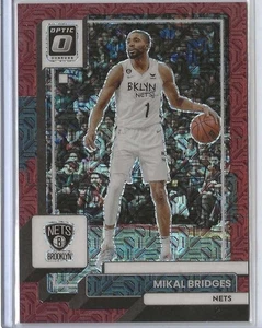 2022-23 Panini Donruss Optic - Mikal Bridges #108 Choice Red Prizm /88 - Bild 1 von 2