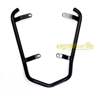 Maniglia passeggero UNIT GARAGE in acciaio nero per BMW RnineT - Picture 1 of 4