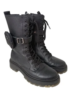 VINGINO Botas de combate Mujeres Botas altas Talla EU 36 negro look casual - Imagen 1 de 5