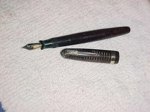 PARKER Vintage PERLA DORADA VACUMATIC con GORRA DE JOYERO - FLECHA 14K FLEXIBLE NUEVO EN CAJA - Imagen 1 de 10