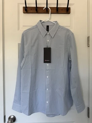 Camisa Lululemon New Venture Ajuste Clásico Manga Larga, Nueva con Etiquetas, Arado, Talla L o XL Foto 1 de 4