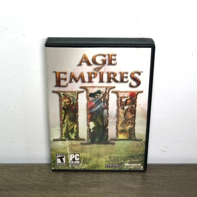 Age Of Empires 3 PC Game Microsoft Windows XP 2005 Product Key All Disks Works - Image 1 of 4