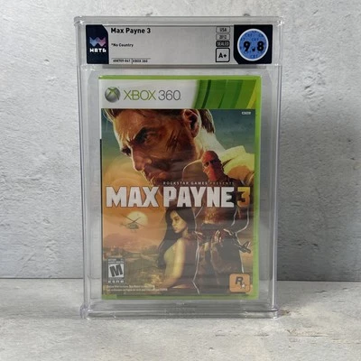 WATA 9.8 A+ Max Payne 3 (Microsoft Xbox 360, 2012) Precintado Calificado Foto 1 de 4