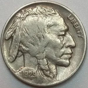 1929-P Buffalo Nickel (Lot#1) - Picture 1 of 2
