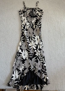 Y2K Papillon Slip Dress Medium Floral Midi Fairy Grunge Romantic 90s - Picture 1 of 11