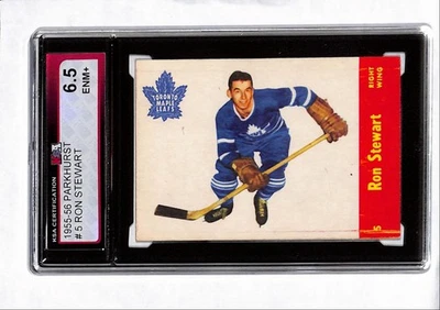 1955-56 Parkhurst Ron Stewart KSA 6.5 (DP) #5 Foto 1 de 2