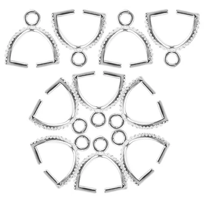 10 Piezas Fianzas de Pellizco para Colgantes Eslabones de Percha Cuentas Collar Hebilla Foto 1 de 4