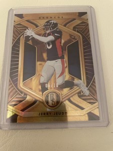 Jerry Jeudy 2021 Panini Gold Standard /10 Denver Broncos