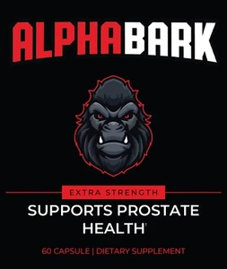 AlphaBark Prostate Support Supplement 60 Capsules - Alpha Bark Prostate Pills - Picture 1 of 1