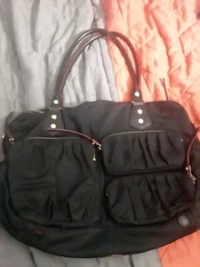 MZ Wallace NEW Tote Large Taupe Gold with Pouch Shoulder Bag Orig $385 - Picture 1 of 5