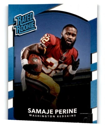 2017 DONRUSS SAMAJE PERINE RC WASHINGTON REDSKINS #306 - Image 1 of 2