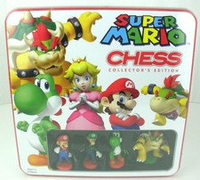 Nintendo Super Mario Bros Brothers Chess Set Game Collectors Tin 2009 NEW Sealed