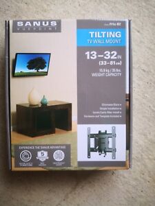 Sanus Vuepoint F11C-B2 Tilting TV Wall Bracket For 13 - 32 inch TV's - Black