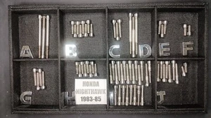 Honda CB650 CB550 Nighthawk  Stainless Bolt Screw  Set CB650sc Polished - Picture 1 of 4