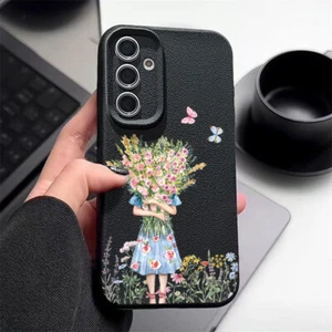 Case For Samsung Galaxy S25 S24 Ultra S23 FE S22 S21 Shockproof Flower TPU Cover - Picture 1 of 19
