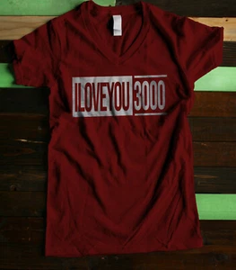 I Love You 3000 Cinema Edition Women's Fitted V Neck - Picture 1 of 4