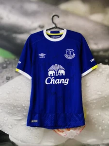 Everton 2016 - 2017 home football shirt jersey camiseta Umbro size M autographs - Picture 1 of 9