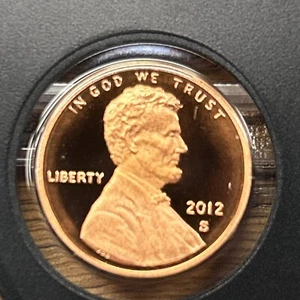 2012 S Proof Lincoln Cent From Proof Set With Free Shipping - Picture 1 of 2