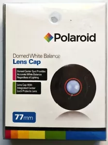 Polaroid 77mm Domed White Balance Lens Cap - Picture 1 of 1