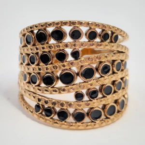 Anillo ajustable de acero inoxidable para mujer niña promesa anillo abierto ancho para mujer - Imagen 1 de 46
