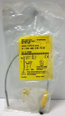 Turck BI 1-EH04-AN6X-0.2M-PSG 3M Inductive Proximity Sensor - Image 1 of 4