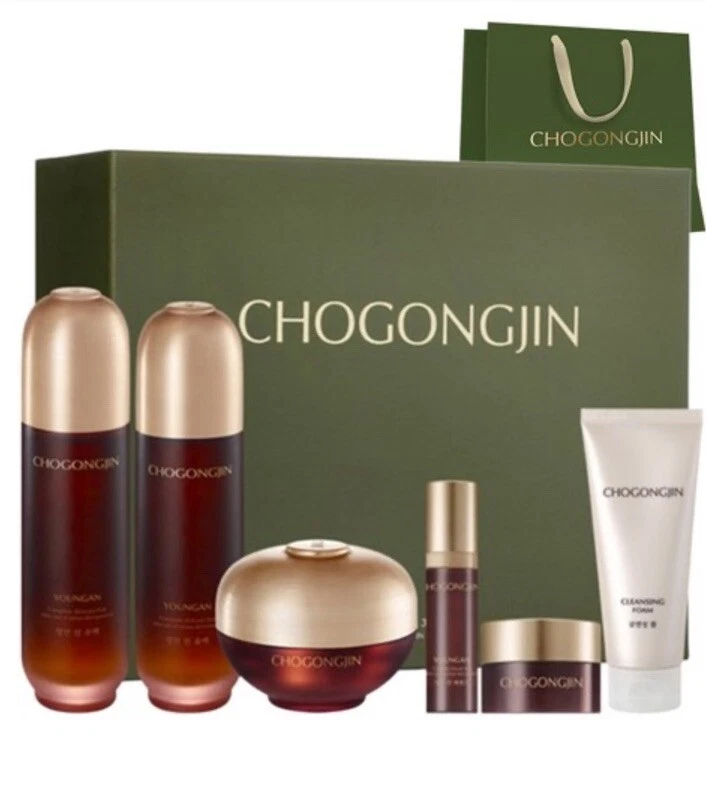 Missha Cho Gong Jin Set Youngahn Tónico 150ml Loción 120ml Crema 60ml Regalo Gratis Foto 1 de 4