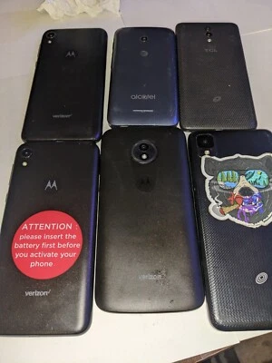 Motorola Alcatel Smart Phone Lot - Image 1 of 2