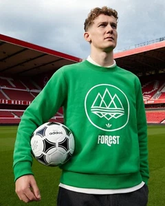 Adidas Nottingham Forest X Spezial FC Sweatshirt Jumper NFFC SPZL Spezial NEW - Picture 1 of 5