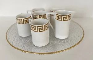 Porteirion Pottery 6 piece Coffee/Tea Set Gold Susan Williams Ellis - Picture 1 of 6