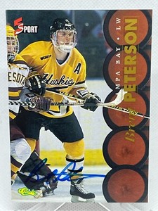 Brent Peterson 1995 Classic 5 Sport Autograph Auto on Card