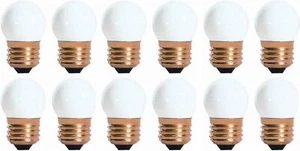 25 Count S11 7.5W Warm White Ceramic Light Bulb Medium Base 130V 2500 Hours - Picture 1 of 1